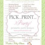 Baby Shower Game - Disney Lo..