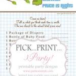 Baby Shower Game - Price Is ..